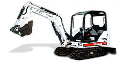 Equipamentos SMR Terraplenagem Miniescavadeira BobCat