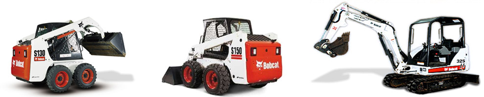 Equipamentos BobCat Minicarregadeira Miniescavadeira